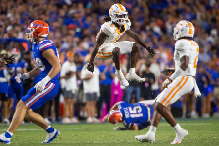 Former Tennessee Volunteers CB Kamal Hadden during a loss to Florida. (Photo by Brianna Paciorka of the News Sentinel)